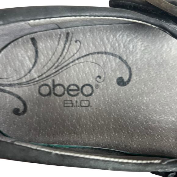ABEO B.I.O. SYSTEM Nadine‎ Brushed Charcoal Leather Mary Jane Shoe Women’s 7.5 N - Picture 6 of 9